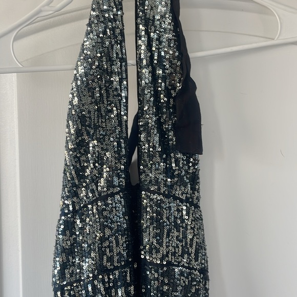 Size 2 free people sequin jumpsuit nwt - Picture 3 of 4